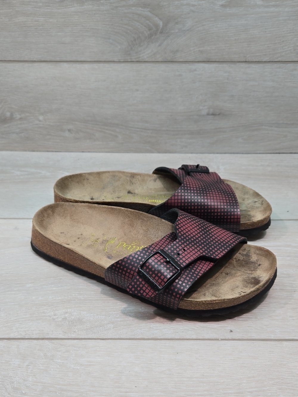 Papillio By Birkenstock Women's Single-Buckle Slide Sandals Shoes Sz 38/7 Narrow